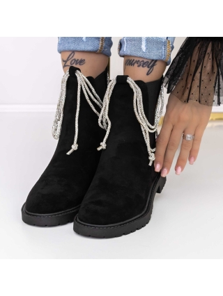 ΓΥΝΑΙΚΕΙΑ ΥΠΟΔΗΜΑΤΑ, Ανοιξιάτικα-Φθινοπωρινά Γυναικεία Μποτάκια Myada Μαύρο - Kalapod.gr