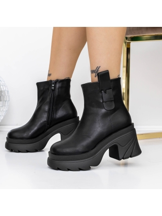 ΓΥΝΑΙΚΕΙΑ ΥΠΟΔΗΜΑΤΑ, Ανοιξιάτικα-Φθινοπωρινά Γυναικεία Μποτάκια Helada Μαύρο - Kalapod.gr