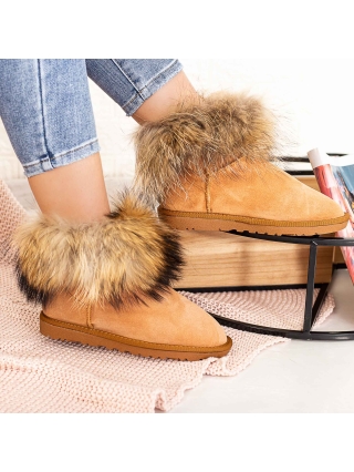 ΓΥΝΑΙΚΕΙΑ ΥΠΟΔΗΜΑΤΑ, Γυναικείες μπότες UG Adava  Ανοιχτό καφέ - Kalapod.gr