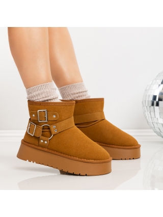 ΓΥΝΑΙΚΕΙΑ ΥΠΟΔΗΜΑΤΑ, Γυναικείες μπότες UG Adeora Καστανός - Kalapod.gr