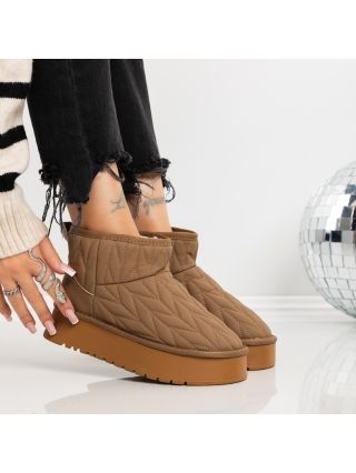 ΓΥΝΑΙΚΕΙΑ ΥΠΟΔΗΜΑΤΑ, Γυναικείες μπότες UG Genada Καστανός - Kalapod.gr