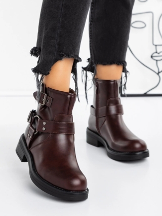 Γυναικείες Μπότες Sherida  Βουργουνδία - Kalapod.gr