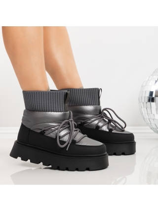 ΓΥΝΑΙΚΕΙΑ ΥΠΟΔΗΜΑΤΑ, Γυναικείες μπότες UG Misada Γκρί - Kalapod.gr