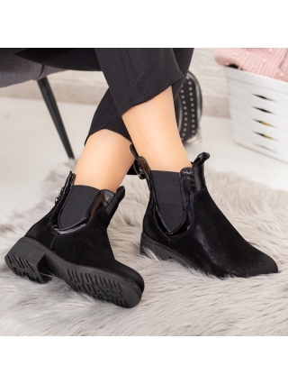 ΓΥΝΑΙΚΕΙΑ ΥΠΟΔΗΜΑΤΑ, Γυναικείες κοντές μπότες Opada Μαύρο - Kalapod.gr