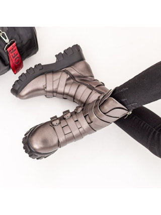 ΓΥΝΑΙΚΕΙΑ ΥΠΟΔΗΜΑΤΑ, Γυναικείες κοντές μπότες Latada Guncolor - Kalapod.gr