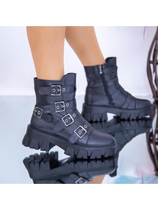 Γυναικεία Μποτάκια, Γυναικείες Μπότες Adaza Μαύρο - Kalapod.gr