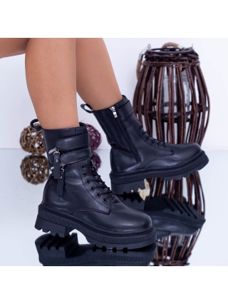 Γυναικεία Μποτάκια, Γυναικείες Μπότες Lisada Μαύρο - Kalapod.gr