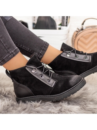 Γυναικεία Μποτάκια, Γυναικείες κοντές μπότες Kalada Μαύρο - Kalapod.gr