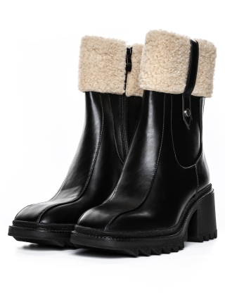 Μποτάκια, Γυναικεία μπότακια Vilyana μαύρα - Kalapod.gr