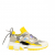 Γυναικεία αθλητικά παπούτσια  Acema κίτρινα, 2 - Kalapod.gr