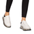 Γυναικεία αθλητικά παπούτσια μαύρο με λευκό από οικολογικό δέρμα Giuca, 5 - Kalapod.gr