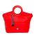 Γυναικεία τσάντα  κόκκινη από ύφασμα Aluma, 6 - Kalapod.gr