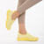 Γυναικεία αθλητικά παπούτσια  κίτρινα από ύφασμα  Fatima, 3 - Kalapod.gr