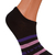 Σετ 3 ζευγάρια γυναικείες κάλτσες μαύρες, γκρί και λευκές με ρίγες BD-1117, 3 - Kalapod.gr