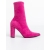 Γυναικείες μπότες  φούξια από ύφασμα Annelies, 5 - Kalapod.gr