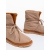 Γυναικείες μπότες μπεζ σκούρο από ύφασμα Zurine, 6 - Kalapod.gr