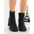 Μποτάκια με χοντρό τακούνι Ayona Μαύρο, 4 - Kalapod.gr