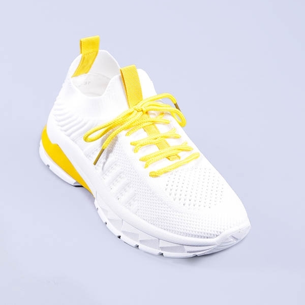 Γυναικεία αθλητικά παπούτσια Coralia κίτρινα, 5 - Kalapod.gr