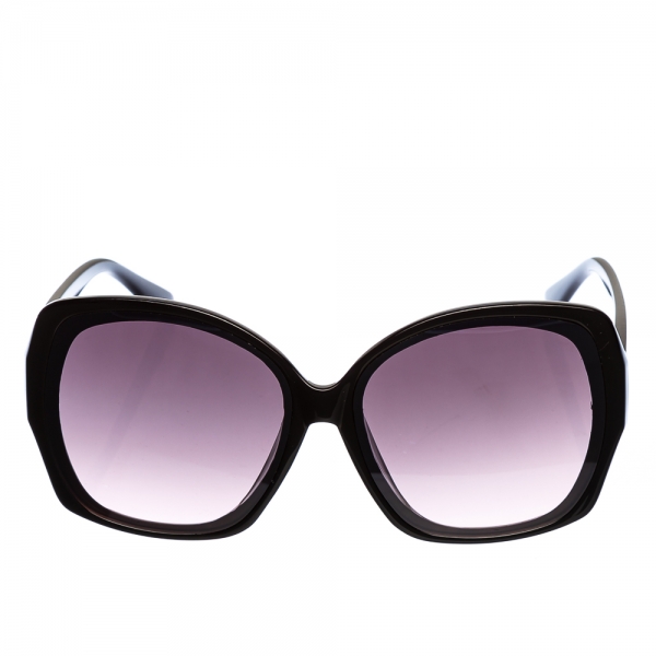 Γυναικεία γυαλιά ηλίου μαύρα με μωβ, 2 - Kalapod.gr