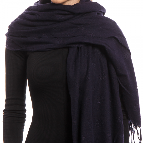 Γυναικείο μαντήλι Otillya μπλε σκούρο, 3 - Kalapod.gr