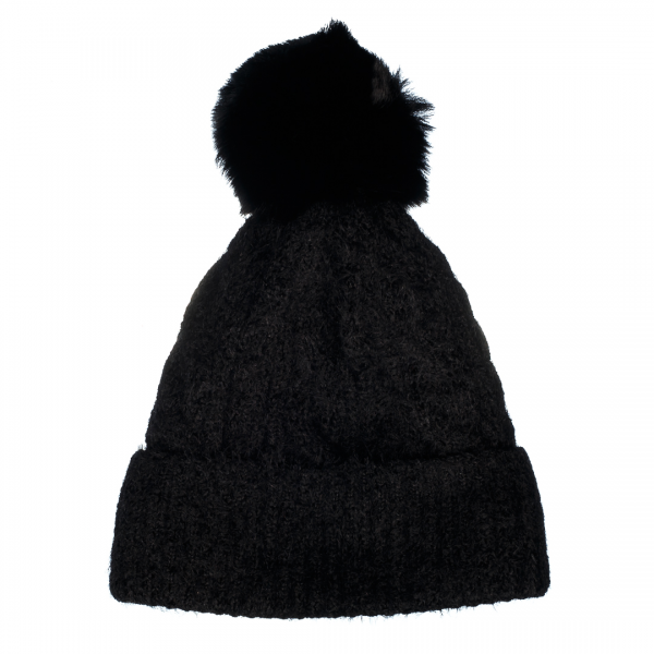 Γυναικεία καπέλο MZ19 μαύρη, 2 - Kalapod.gr