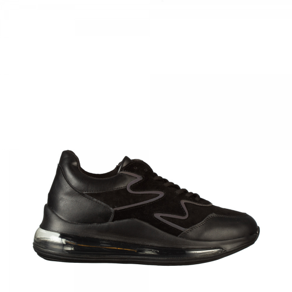 Γυναικεία αθλητικά παπούτσια Sadal μαύρα, 2 - Kalapod.gr