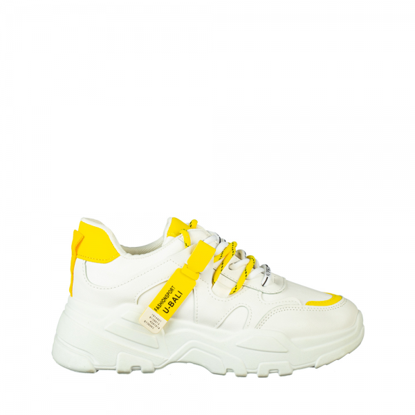 Γυναικεία αθλητικά παπούτσια Pemota κίτρινα - Kalapod.gr