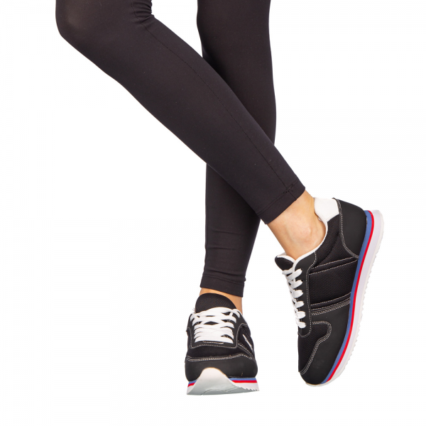 Γυναικεία αθλητικά παπούτσια   Corny μαύρα, 3 - Kalapod.gr