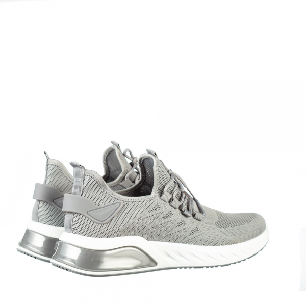 Ανδρικά αθλητικά παπούτσια γκρι από συνθετικό υλικό Riddel, 4 - Kalapod.gr