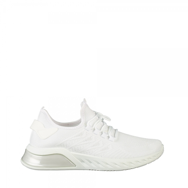 Ανδρικά αθλητικά παπούτσια λευκά από συνθετικό υλικό Riddel - Kalapod.gr
