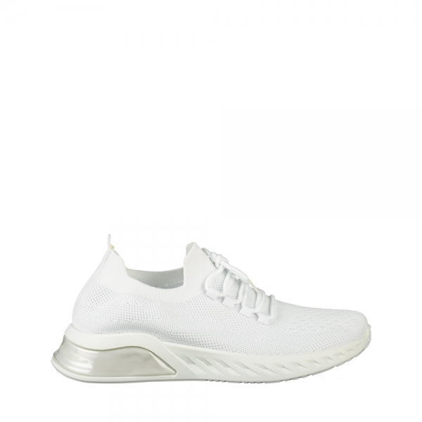 Ανδρικά αθλητικά παπούτσια λευκά από συνθετικό υλικό Amal - Kalapod.gr