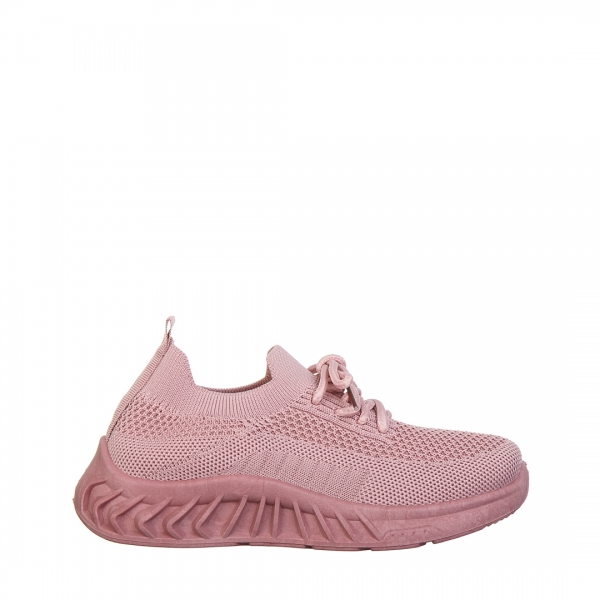 Παιδικά αθλητικά παπούτσια  ροζ  από ύφασμα  Peyton, 2 - Kalapod.gr