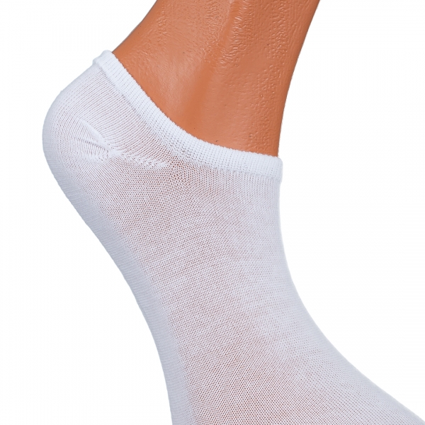 Σετ 3 ζευγάρια γυναικείες κάλτσες λευκές BD-1016, 2 - Kalapod.gr