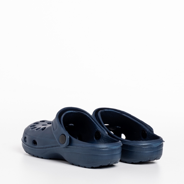 Παιδικές παντόφλες μπλε σκούρο από συνθετικό υλικό Roxy, 4 - Kalapod.gr