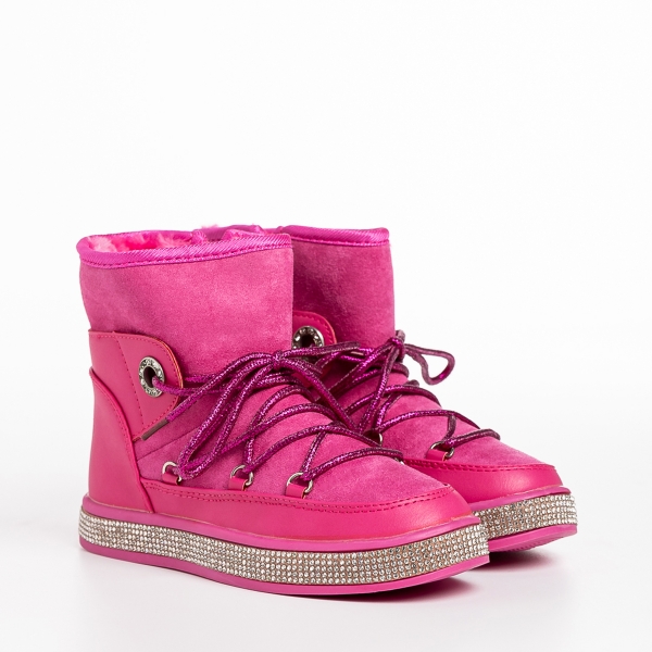 Παιδικές μπότες  ροζ από οικολογικό δέρμα Crayola - Kalapod.gr