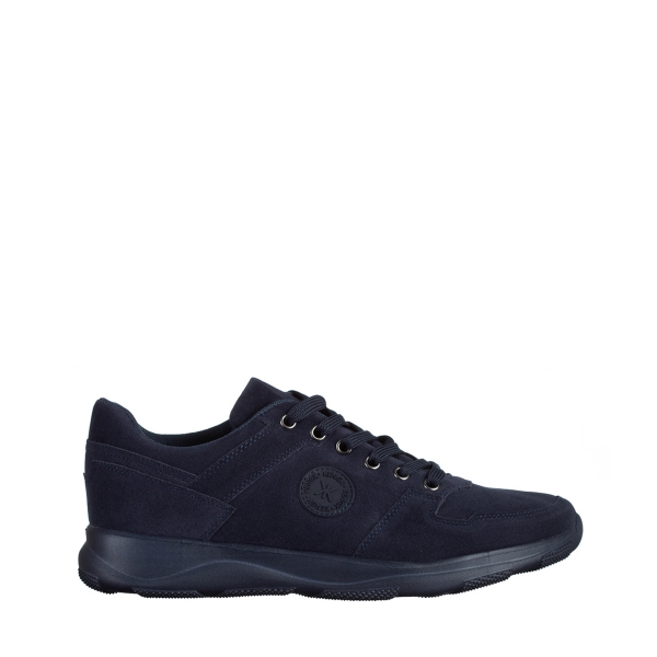 Ανδρικά αθλητικά παπούτσια μπλε από ύφασμα  Raymar, 2 - Kalapod.gr