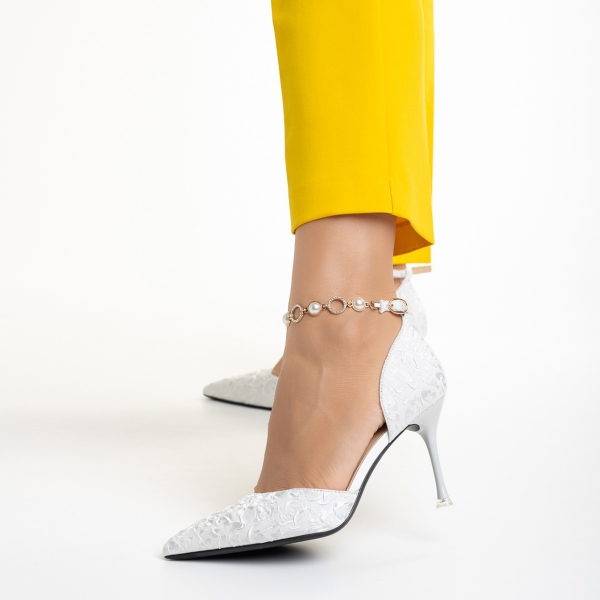 Γυναικεία παπούτσια  λευκά  από οικολογικό δέρμα  Briony - Kalapod.gr