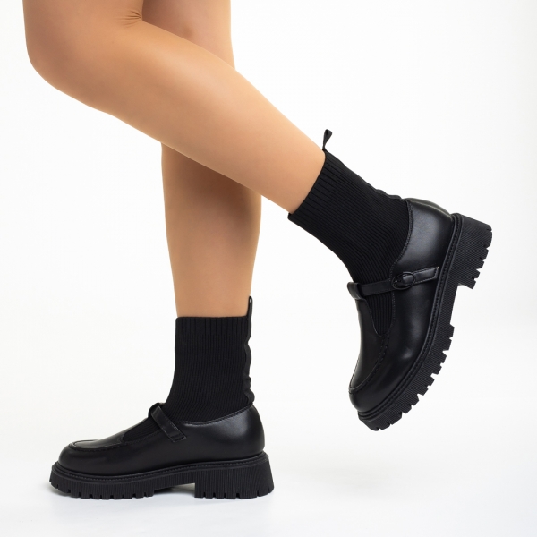 Γυναικεία casual παπούτσια από οικολογικό δέρμα και ύφασμα Dallas, 4 - Kalapod.gr