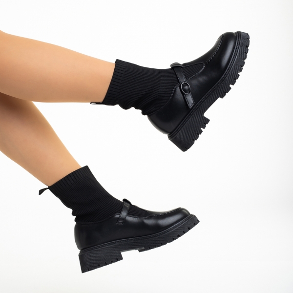 Γυναικεία casual παπούτσια από οικολογικό δέρμα και ύφασμα Dallas, 6 - Kalapod.gr