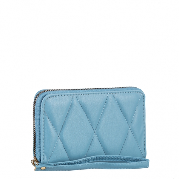 Γυναικείο πορτοφόλι μπλε   από οικολογικό δέρμα  Chita, 3 - Kalapod.gr