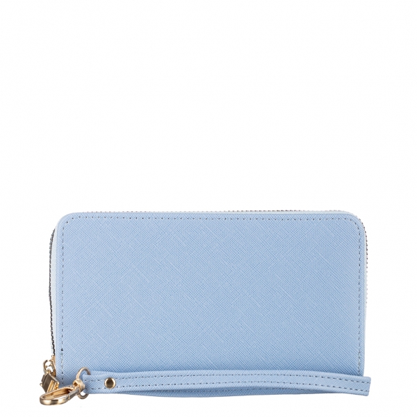Γυναικείο πορτοφόλι μπλε   από οικολογικό δέρμα  Mairin, 6 - Kalapod.gr