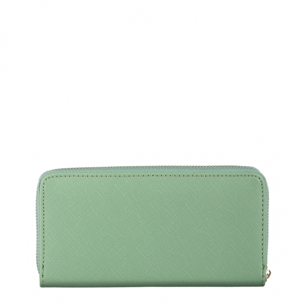 Γυναικείο πορτοφόλι πράσινο από ύφασμα  Rayen, 5 - Kalapod.gr