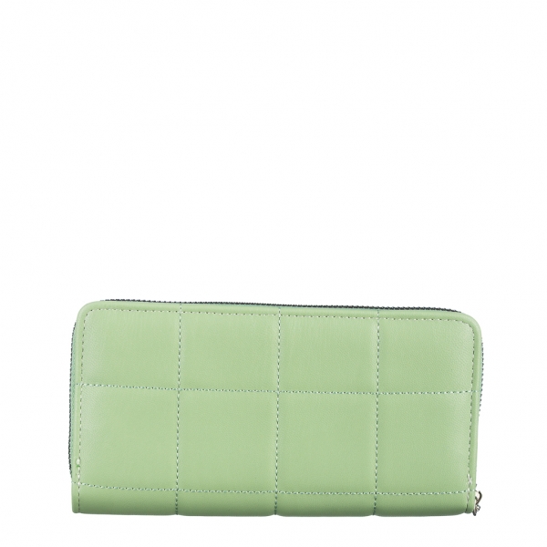 Γυναικείο πορτοφόλι πράσινο από οικολογικό δέρμα  Johana, 5 - Kalapod.gr