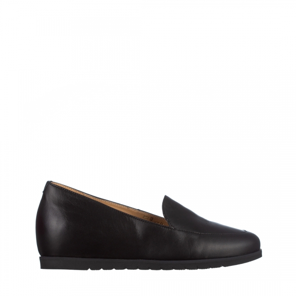Γυναικεία παπούτσια Marco μαύρα από φυσικό δέρμα Liss, 2 - Kalapod.gr