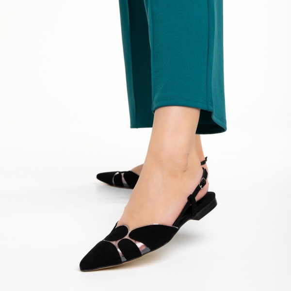 Γυναικεία παπούτσια Marco μαύρα από φυσικό δέρμα Alfonsina, 3 - Kalapod.gr