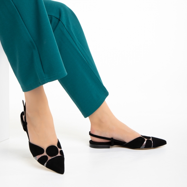 Γυναικεία παπούτσια Marco μαύρα από φυσικό δέρμα Alfonsina, 5 - Kalapod.gr