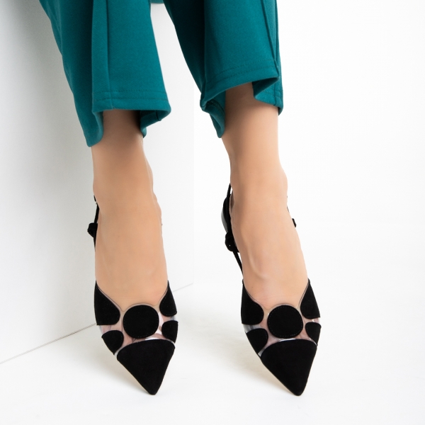 Γυναικεία παπούτσια Marco μαύρα από φυσικό δέρμα Alfonsina, 6 - Kalapod.gr