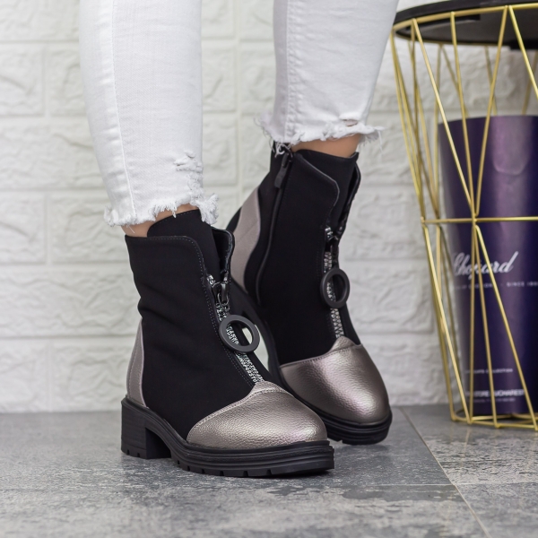 Γυναικείες Μπότες Itzyana Guncolor-Μαύρο, 4 - Kalapod.gr