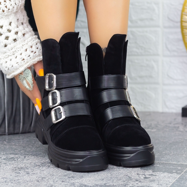 Γυναικείες Μπότες Gabbie Μαύρο, 2 - Kalapod.gr