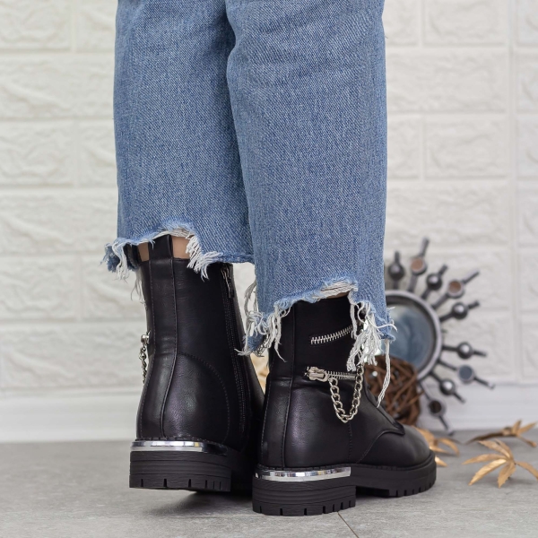 Γυναικείες Μπότες Nathalie Μαύρο, 5 - Kalapod.gr